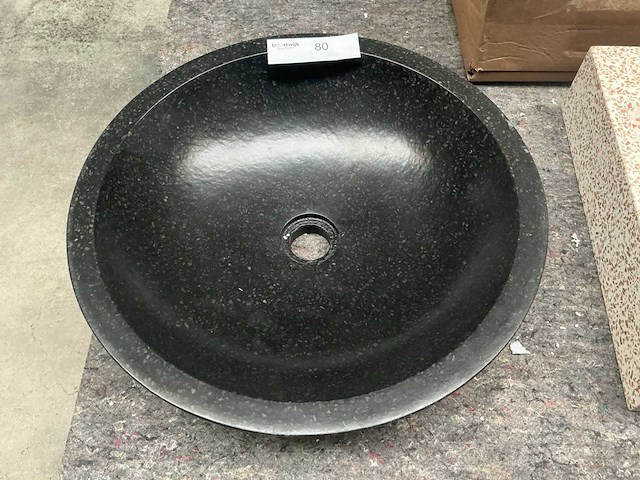 Waskom zwart 45cm - afbeelding 1 van  2