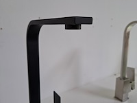 Waskom/keukenkraan mat zwart - afbeelding 3 van  4