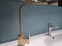 Waskomkraan, hoog model, goud geborsteld - afbeelding 1 van  6