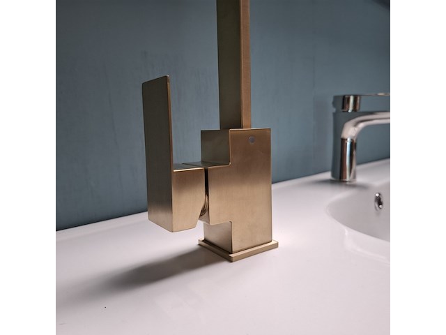 Waskomkraan, hoog model, goud geborsteld - afbeelding 4 van  6