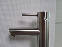 Waskomkraan, hoog model, rvs geborsteld - afbeelding 3 van  5