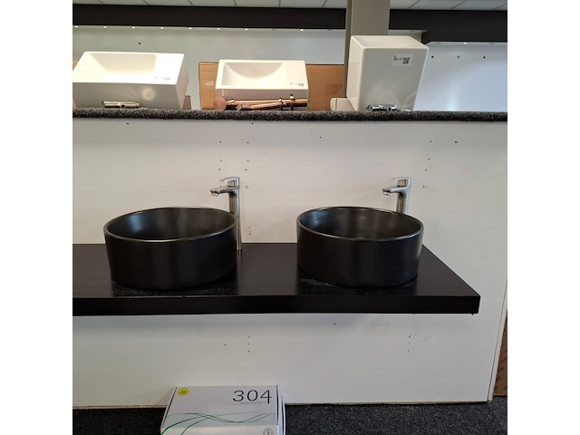 Waskommenset korver, black oak - afbeelding 6 van  11