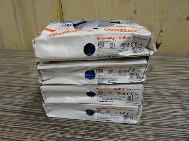 Waskönig + walter - h07v-u 2,5 bl - installatiedraad 100m (4x) - afbeelding 1 van  2