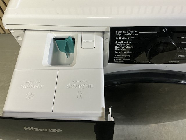 Wasmachine 10 kg hisense , wf5v144bw/blx, wit - afbeelding 5 van  6
