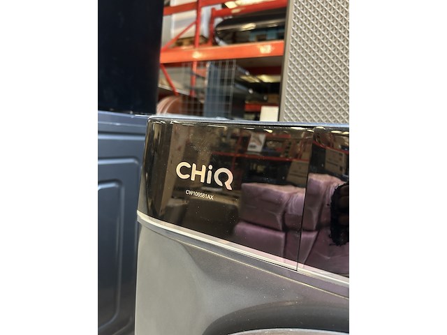 Wasmachine 10 kg led touchscreen energieklasse a-10% chiq, cw106581ax - afbeelding 5 van  7