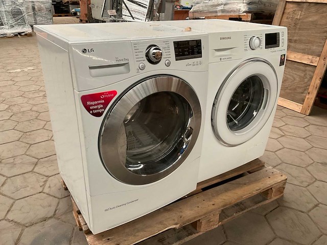 Wasmachine 1x samsung wasdroger 1x lg - afbeelding 2 van  6