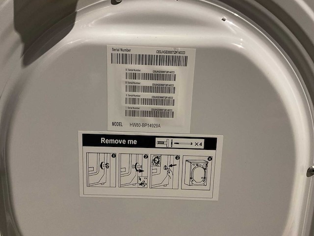 Wasmachine (4x) - afbeelding 5 van  7