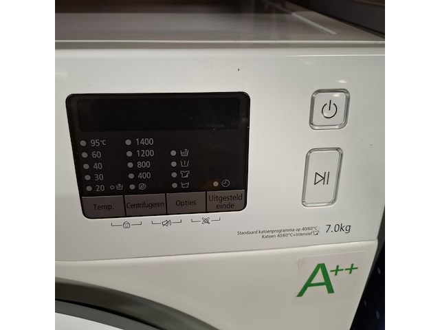 Wasmachine 7.0 kg, samsung a++, wf70f5e0z4w - afbeelding 2 van  6