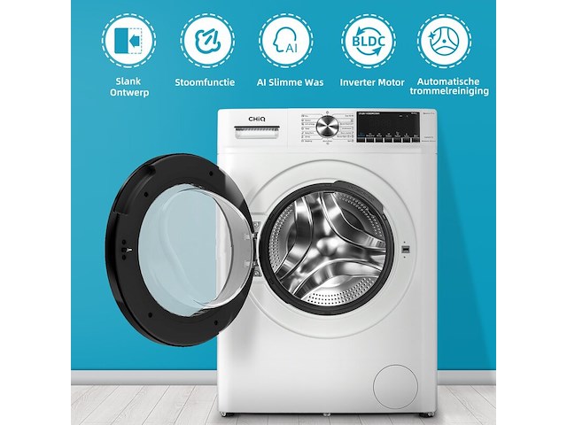 Wasmachine 8 kg ai smart energieklasse a chiq, cfl80-14586im3xwa - afbeelding 2 van  5