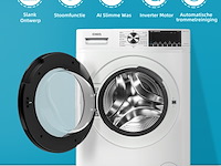 Wasmachine 8 kg ai smart energieklasse a chiq, cfl80-14586im3xwa - afbeelding 2 van  5