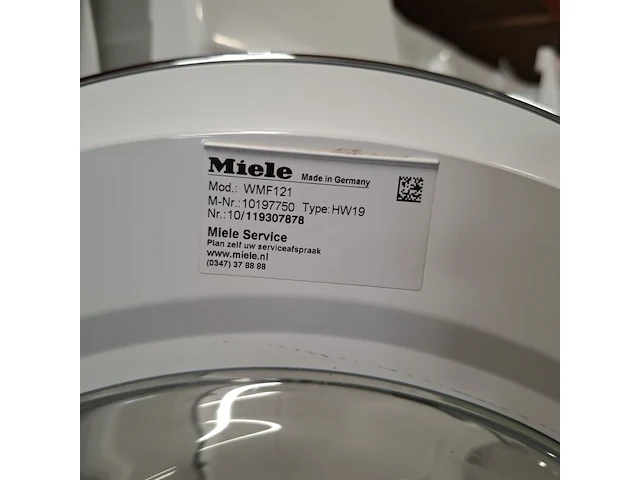 Wasmachine 8.0 kg, miele w1 a+++, wmf121 - afbeelding 8 van  9