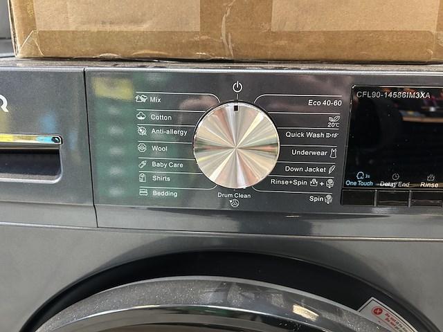 Wasmachine 9 kg 16 programma's space pro, chiq, cfl90-14586im3xa - afbeelding 7 van  7