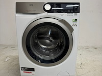 Wasmachine aeg, l8fe96cs, wit (rvs/zilver paneel, zilveren deur) - afbeelding 1 van  5