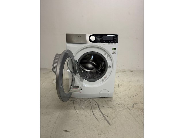 Wasmachine aeg, l8fe96cs, wit (rvs/zilver paneel, zilveren deur) - afbeelding 2 van  5
