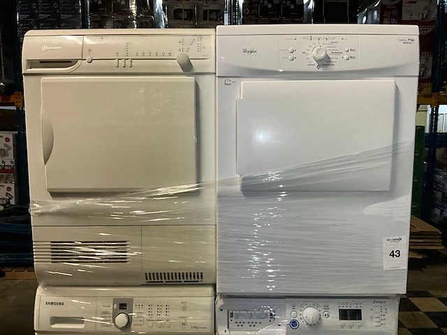 Wasmachine & droger (4x) - afbeelding 5 van  10