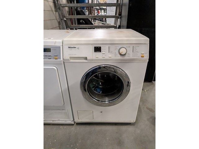 Wasmachine en warmtepompdroger, miele, w2521 en t8957wp, wit/grijs - afbeelding 3 van  9
