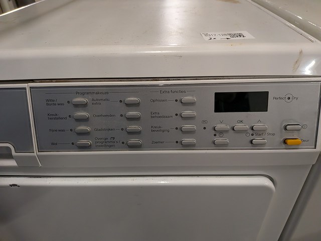 Wasmachine en warmtepompdroger, miele, w2521 en t8957wp, wit/grijs - afbeelding 8 van  9