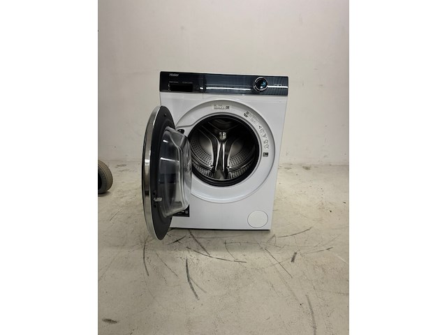 Wasmachine haier, hw90bd14979u1, wit (zilver bedieningspaneel, zwarte deur) - afbeelding 2 van  5