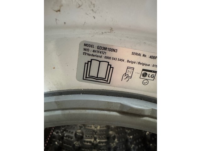 Wasmachine lg, gd3m108n3 - afbeelding 4 van  5