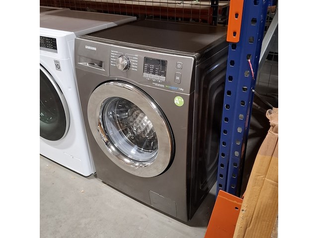 Wasmachine, samsung, wf70f5e2w4x - 7.0 kg a++, donkergrijs / antraciet - afbeelding 2 van  8