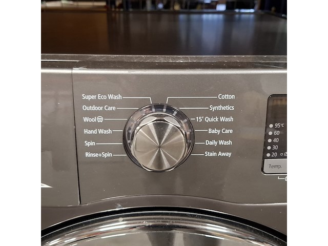 Wasmachine, samsung, wf70f5e2w4x - 7.0 kg a++, donkergrijs / antraciet - afbeelding 5 van  8