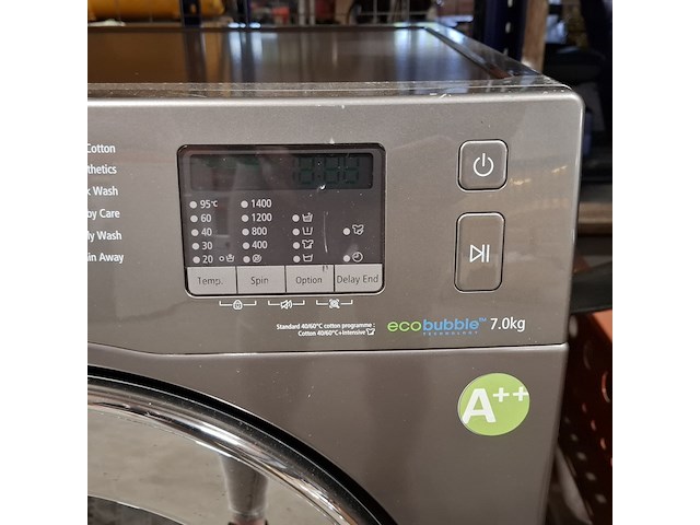 Wasmachine, samsung, wf70f5e2w4x - 7.0 kg a++, donkergrijs / antraciet - afbeelding 6 van  8