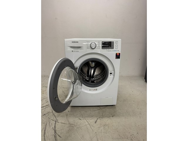 Wasmachine samsung, wf70f5e3p4w, wit (transparante deurrand) - afbeelding 2 van  5