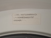 Wasmachine, samsung, ww70j5486mw | eco bubble | 7 kg | a++ - afbeelding 8 van  8