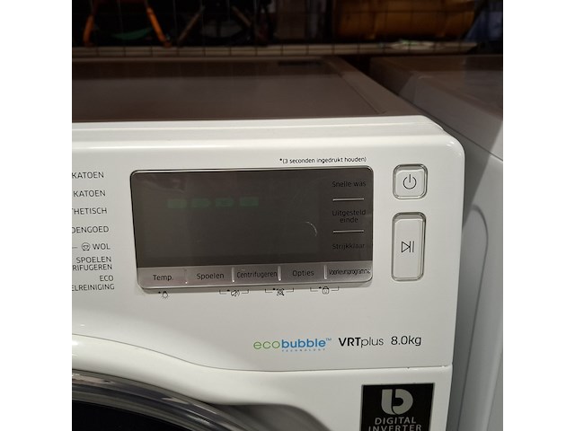 Wasmachine, samsung, ww80h7600ew - 8.0 kg a++ - afbeelding 6 van  9