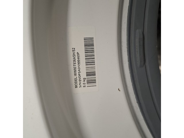 Wasmachine, samsung, ww80t936ash | 8 kg | a+++ - afbeelding 8 van  9
