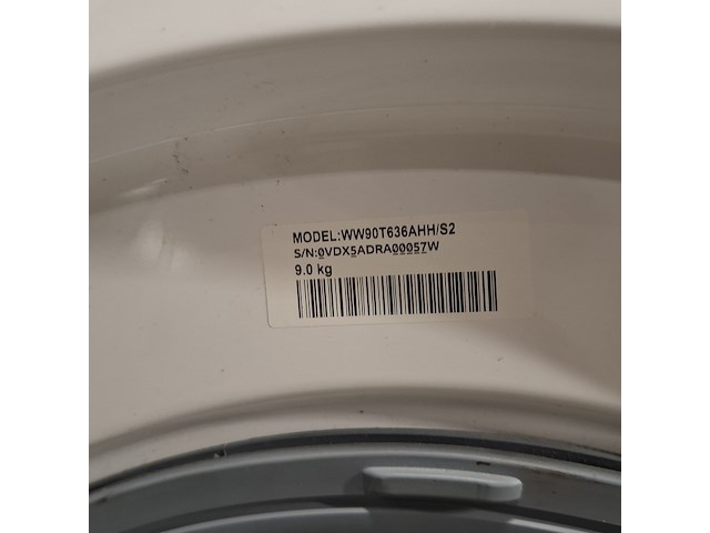 Wasmachine, samsung, ww90t636ahh - 9.0 kg - afbeelding 9 van  9
