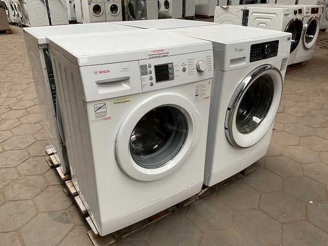 Wasmachines 1x bosch, 1x whirlpool, wasdrogers, 1x bosch, 1x siemens (4x) - afbeelding 2 van  8