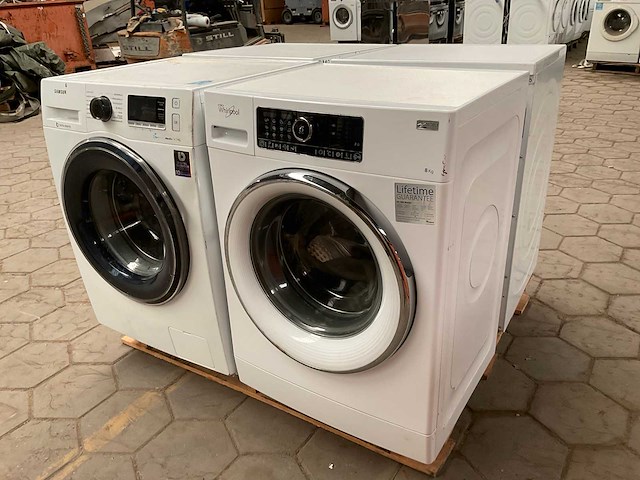 Wasmachines 1x samsung, 1x whirlpool, wasdrogers, 1x bosch, 1x siemens (4x) - afbeelding 1 van  7