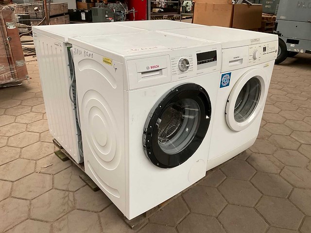 Wasmachines 1x siemens, 1x bosch, wasdrogers, 1x bosch, 1x siemens (4x) - afbeelding 2 van  8