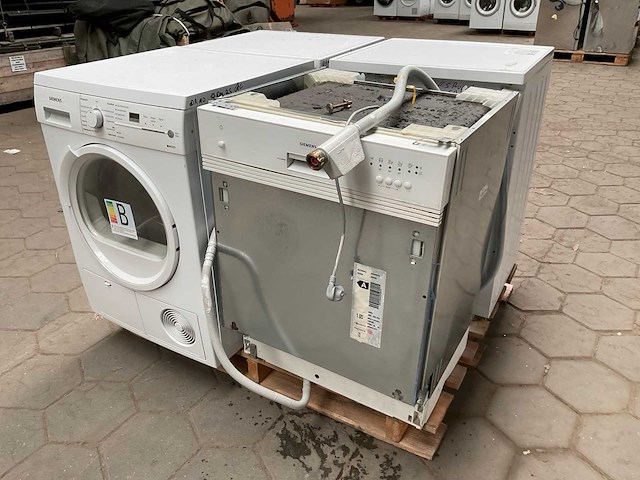 Wasmachines 2x bosch, wasdroger 1x siemens, vaatwasser 1x siemens (4x) - afbeelding 3 van  8