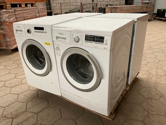 Wasmachines 2x siemens, wasdrogers, 1x bosch, 1x siemens (4x) - afbeelding 1 van  7