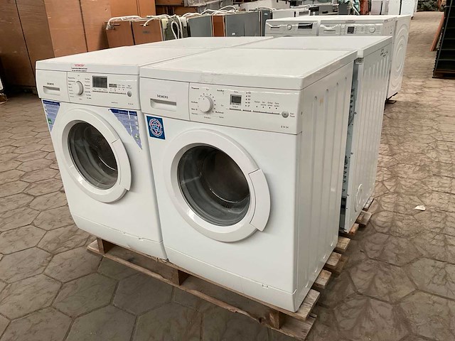 Wasmachines 2x siemens, wasdrogers, 2x siemens (4x) - afbeelding 1 van  8