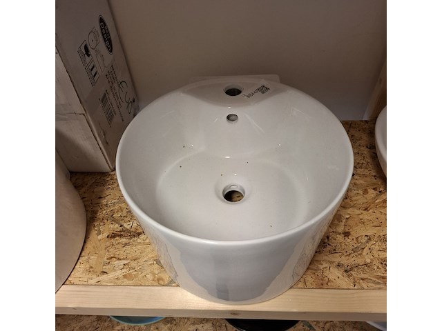 Wastafel best design, jamo, glans wit - afbeelding 3 van  7
