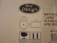 Wastafel best design, jamo, glans wit - afbeelding 7 van  7