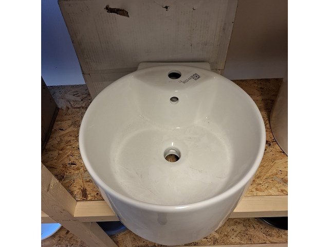 Wastafel best design, jamo, glans wit - afbeelding 3 van  6