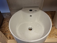 Wastafel best design, jamo, glans wit - afbeelding 3 van  6