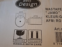 Wastafel best design, jamo, glans wit - afbeelding 6 van  6