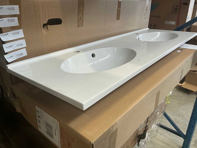 Wastafel duo 140cm (2x) - afbeelding 3 van  3