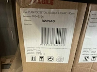Wastafel duo 140cm (6x) - afbeelding 2 van  3
