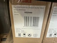 Wastafel duo 140cm - afbeelding 2 van  3