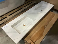 Wastafel duo 160cm - afbeelding 1 van  1