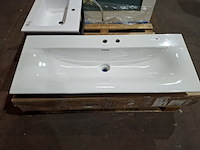 Wastafel duravit, viu, glans wit - afbeelding 3 van  7