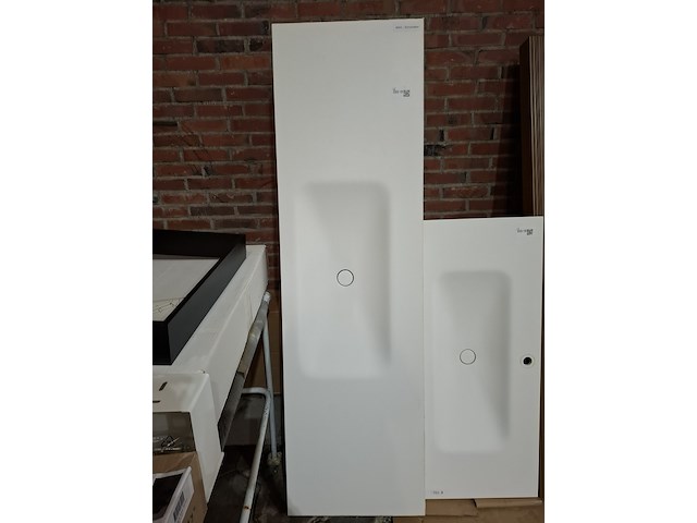 Wastafel elise, maatwerk, mat wit - afbeelding 1 van  5