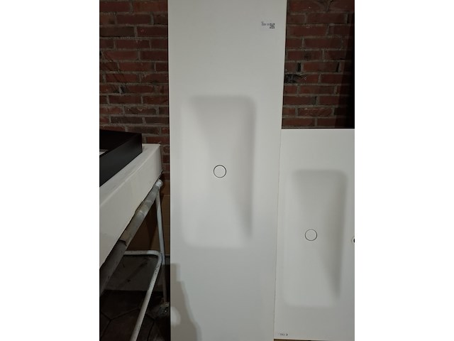 Wastafel elise, maatwerk, mat wit - afbeelding 2 van  5