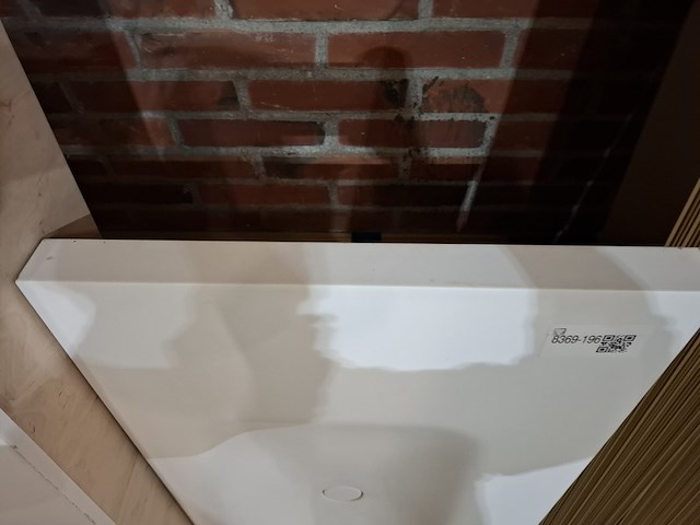 Wastafel elise, maatwerk, mat wit - afbeelding 4 van  5